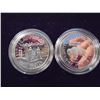 Image 2 : 1986-S STATUE OF LIBERTY & 1991-S MT. RUSHMORE PROOF HALF DOLLARS