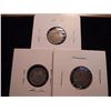Image 2 : 1913,18 & 1919 CANADA SILVER 5 CENTS