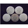Image 2 : 5 ASSORTED 1880'S SEATED LIBERTY DIMES