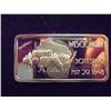 Image 1 : 24KT GOLD PLATED 1 OZ. SILVER INGOT WISCONSIN