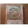 Image 2 : 1993-P JEFFERSON COMMEMORATIVE SILVER DOLLAR UNC ACG SLAB