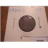Image 1 : 1924-D LINCOLN CENT (SEMI-KEY) VERY FINE
