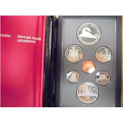 1986 CANADA DOUBLE DOLLAR PROOF SET VANCOUVER ORIGINAL ROYAL CANADIAN MINT PACKAGING