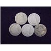 Image 1 : 5 ASSORTED 1880'S SEATED LIBERTY DIMES