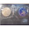 Image 1 : 1971-S  IKE SILVER DOLLAR UNCIRCULATED (BLUE PACK)