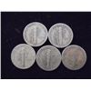 Image 2 : 5 ASSORTED 1940'S  MERCURY DIMES