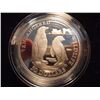 Image 1 : 1991 COOK ISLANDS ENDANGERED WILDLIFE $50 SILVER PROOF