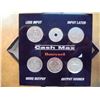 Image 1 : HONEYWELL CASH MAX LUCITE PAPERWEIGHT WITH 6 COINS, UNIQUE ITEM