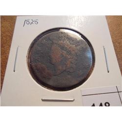 1828 US LARGE CENT