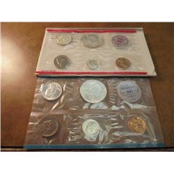 1964 SILVER US MINT SET (UNC) P/D (WITH ENVELOPE)