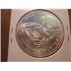 Image 2 : 1986 1 TROY OZ. .999 FINE SILVER ENGELHARD AMERICAN PROSPECTOR ROUND