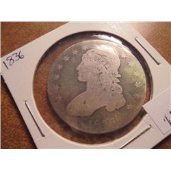 1836 CAPPED BUST HALF DOLLAR