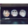 Image 3 : 1994-P US VETERANS SILVER DOLLAR 3 COIN PROOF SET ORIGINAL US MINT PACKAGING
