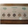 Image 1 : CANADA 10 CENT TYPE SET 5 DIMES INCLUDING 1901, 1910, 1913, 1943 & 1953, ALL SILVER