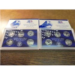 2003 & 2005 US 50 STATE QUARTERS PROOF SETS WITH BOXES