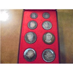 1963-1973 8 PIECE BULGARIA PROOF SET TONED IN ORIGINAL MINT PACKAGING, RETAIL IS $155.00+