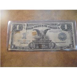 1899 LARGE SIZE $1 BLACK EAGLE SILVER CERTIFICATE