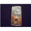 Image 2 : 24KT GOLD PLATED 1 OZ. .999 FINE SILVER INGOT DELAWARE