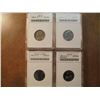 Image 1 : 4 ANACS SLABBED JEFFERSON NICKELS SEE DESCRIPTION 1982-P MS62, 1984-D MS60, 1992-D MS62 6 STEPS AND 