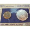 Image 2 : 2000 US MINT MILLENNIUM COINAGE & CURRENCY SET CONTAINS: UNC AMERICAN SILVER EAGLE, 2000 SACAGAWEA D