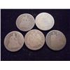 Image 1 : 3-1853,1854 & 1857 SEATED LIBERTY DIMES