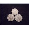 Image 2 : 1902, 1906 & 1908-D BARBER DIMES
