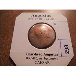 27 B.C.-14 A.D. AUGUSTUS ANCIENT COIN