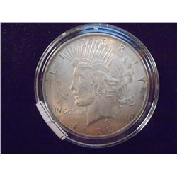 1922 PEACE SILVER DOLLAR AU+