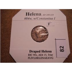 249-325 A.D. HELENA ANCIENT COIN (FINE)