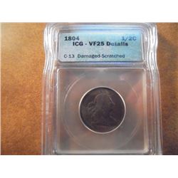 1804 US HALF CENT ICG VF25 DETAILS