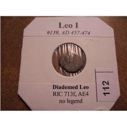 457-474 A.D. LEO I ANCIENT COIN