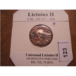 317-324 A.D. LICINIUS II ANCIENT COIN (FINE)