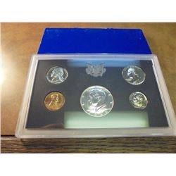 1969 US PROOF SET WITH BOX, 40% SILVER JFK HALF