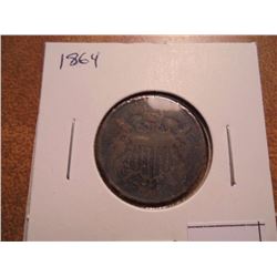 1864 US TWO CENT PIECE