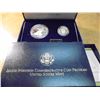 Image 1 : 1997 JACKIE ROBINSON GOLD & SILVER 2 COIN PROOF SET, CONTAINS: 1997-W $5 GOLD QUARTER OUNCE AND 1997