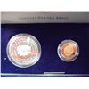 Image 2 : 1997 JACKIE ROBINSON GOLD & SILVER 2 COIN PROOF SET, CONTAINS: 1997-W $5 GOLD QUARTER OUNCE AND 1997