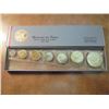 Image 2 : 1965 FRANCE 7 PIECE SET "FLEURS DE COINS" ORIGINAL MINT PACKAGING