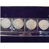 Image 1 : 1902,1903,1904 & 1905 CANADA SILVER 25 CENTS