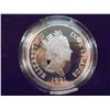 Image 2 : 1991 COOK ISLANDS $50 ENDANGERED WILDLIFE SILVER PROOF