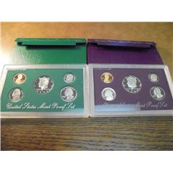 1989 & 1996 US PROOF SETS (WITH BOXES)