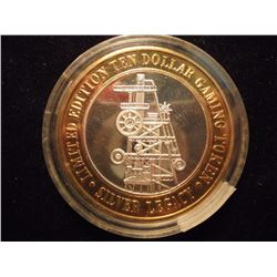 CASINO $10 SILVER TOKEN (UNC) 1996 SILVER LEGACY LIMITED EDITION