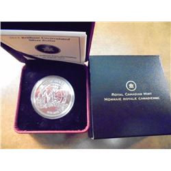 2013 CANADA ARCTIC EXPEDITION BRILLIANT UNC SILVER DOLLAR, ORIGINAL ROYAL CANADIAN MINT PACKAGING