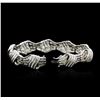 Image 3 : 14KT White Gold 6.72ctw Diamond Bracelet
