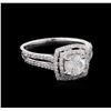 Image 1 : 1.50ctw Diamond Ring - 18KT White Gold