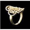 Image 3 : 0.68ctw Diamond Ring - 14KT Yellow Gold