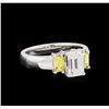 Image 2 : 14KT White Gold 1.77ctw Diamond Ring