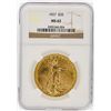 Image 1 : 1927 NGC MS62 $20 St. Gaudens Double Eagle Gold Coin