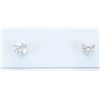 Image 5 : 0.50ctw Diamond Earrings - Platinum