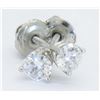 Image 6 : 0.50ctw Diamond Earrings - Platinum