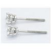 Image 7 : 0.50ctw Diamond Earrings - Platinum